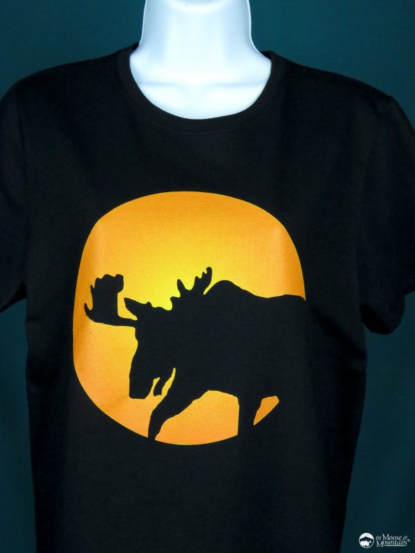Full Moon Moose Crew Neck T-Shirt