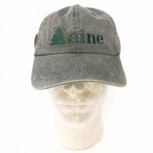 Maine Pine Trees Hat Front